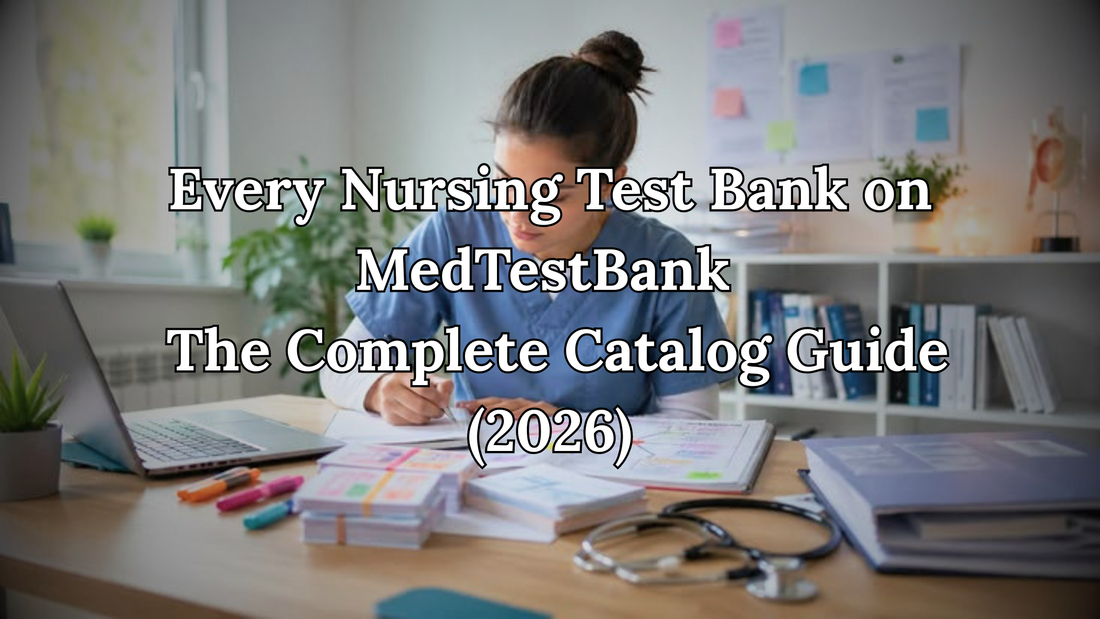 Every Nursing Test Bank on MedTestBank — The Complete Catalog Guide (2026)